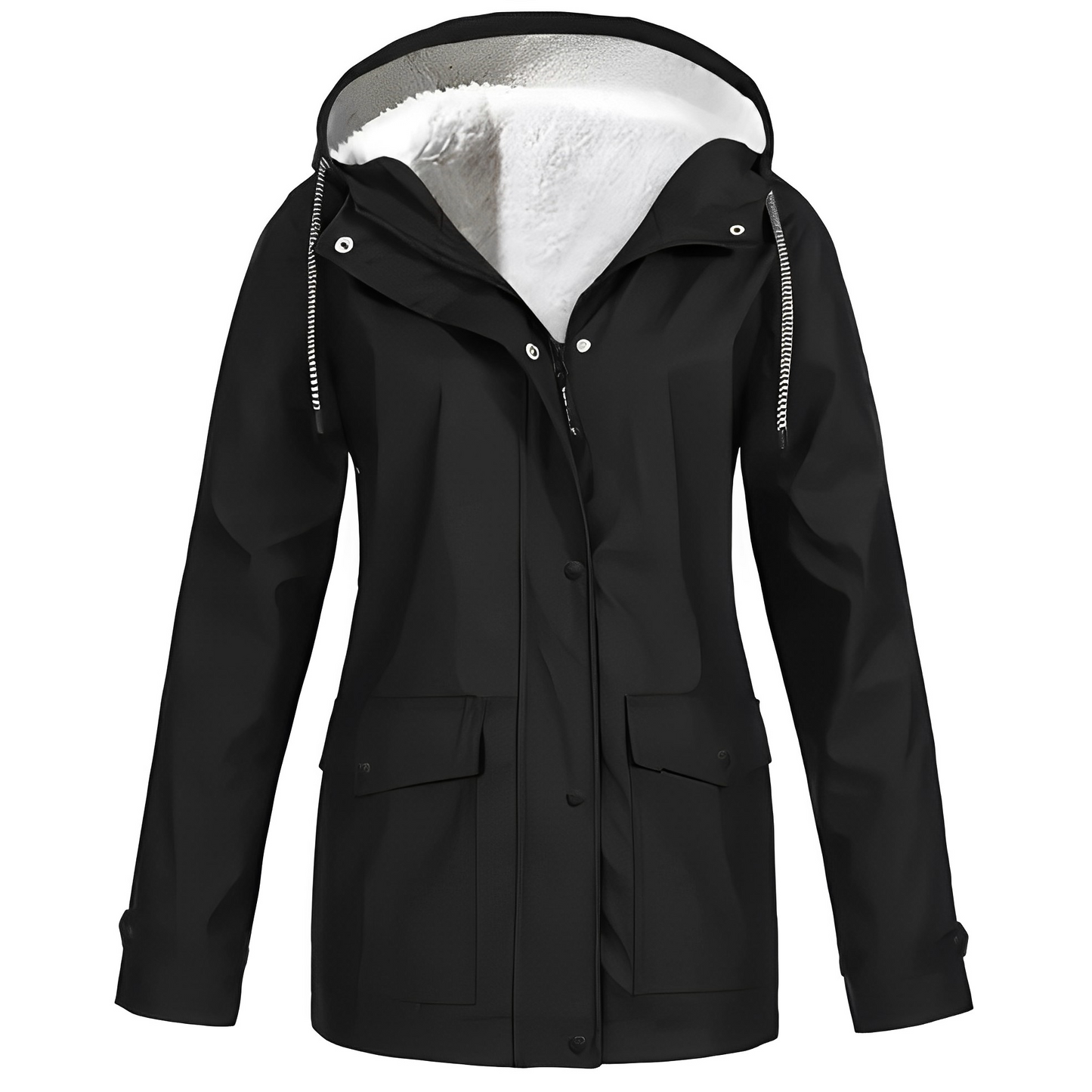 Elvira - Fleece-Lined Raincoat for Women