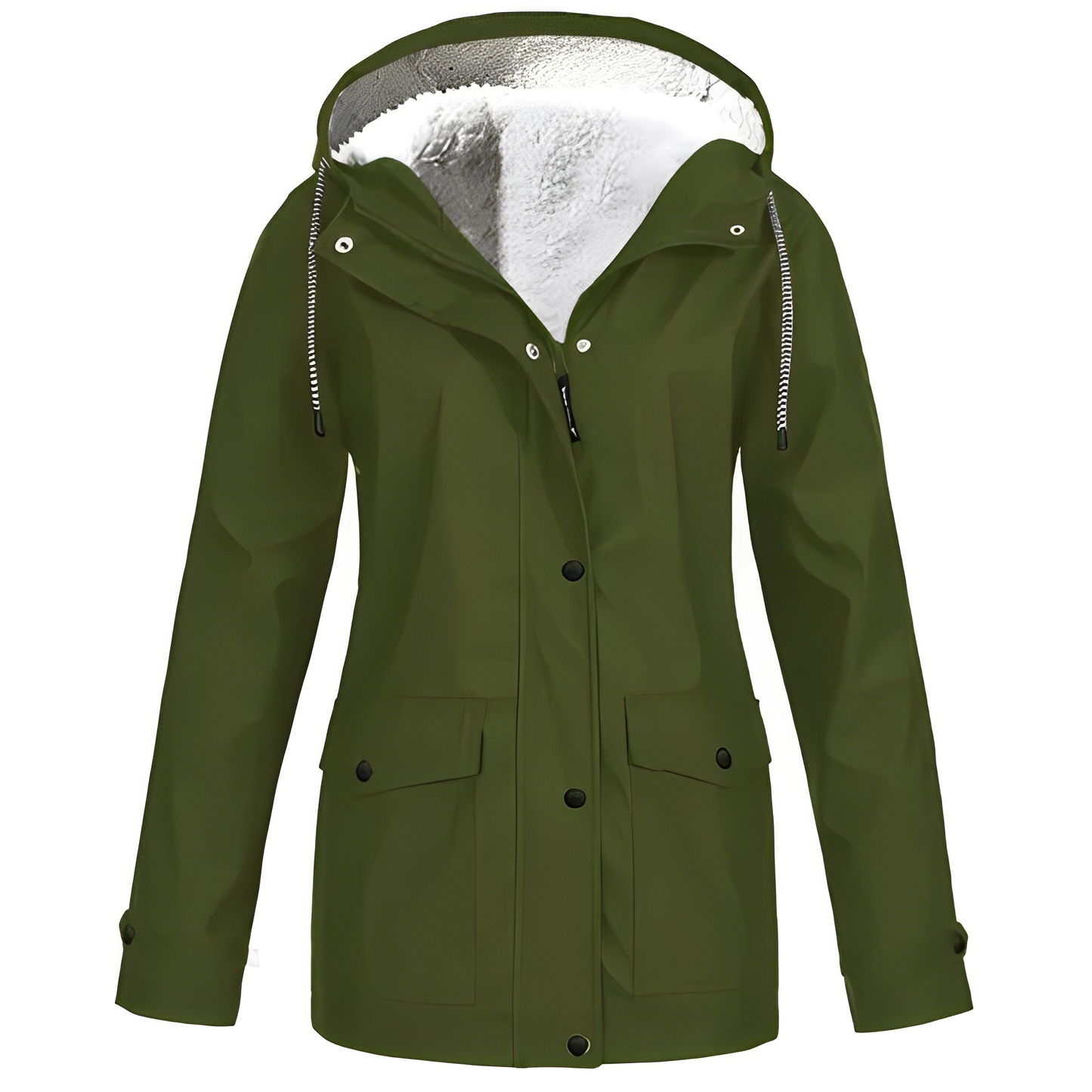 Elvira - Fleece-Lined Raincoat for Women