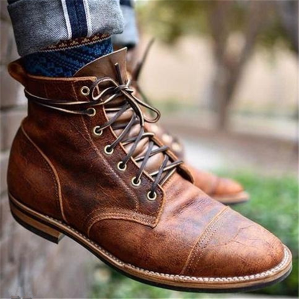 Jason – Bottes en Cuir Durables pour Hommes