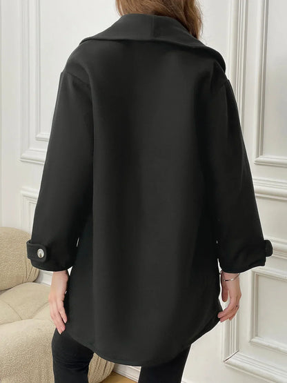 Synthia™ | Manteau Long à Col Châle